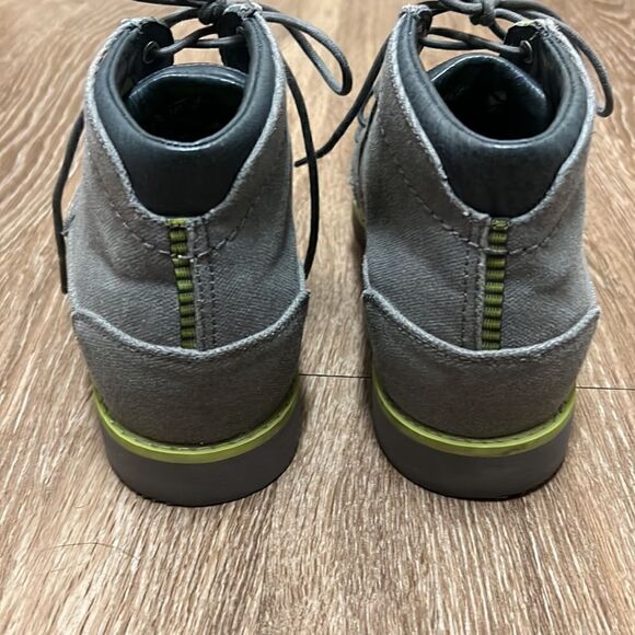 Teva Durban Waxed Boots Gray Green Lace Up - Picture 5 of 10